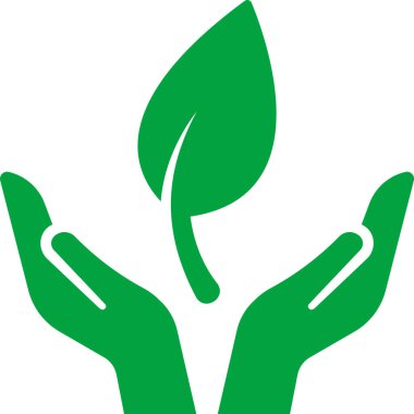 Bitkilerle ilgilenen insan elleri