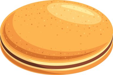 Dorayaki Japon ekmeği hazırlıyor.,