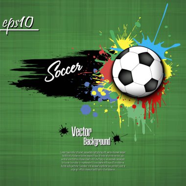 Futbol vektör arka plan