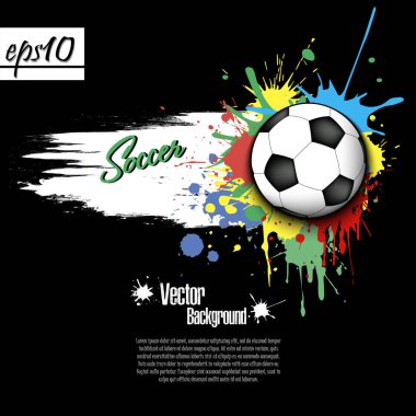 Futbol vektör arka plan