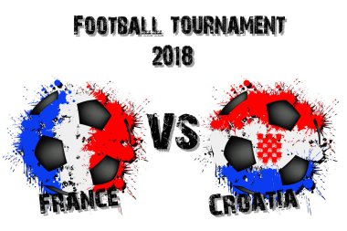 Futbol oyun Fransa vs Croatiad