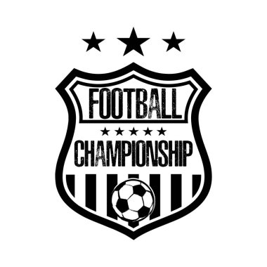 Futbol logo tasarım şablonu