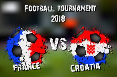 Futbol oyun Fransa vs Croatiad