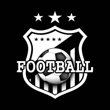 Futbol logo tasarım şablonu