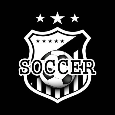 Futbol logo tasarım şablonu