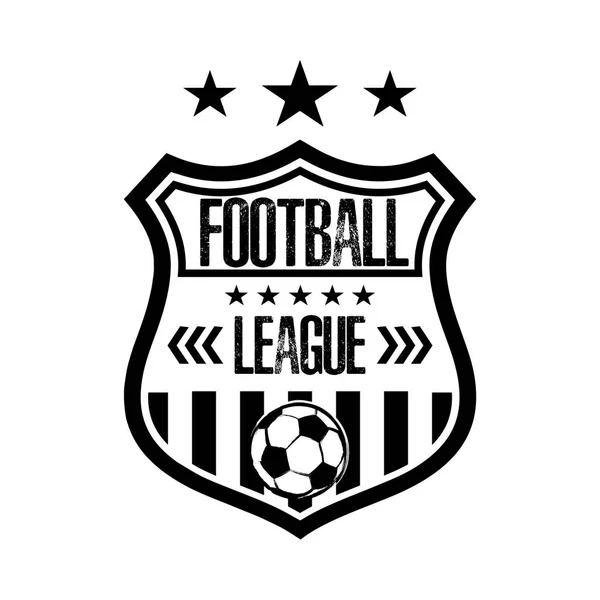 Návrh šablony fotbal logo — Stockový vektor