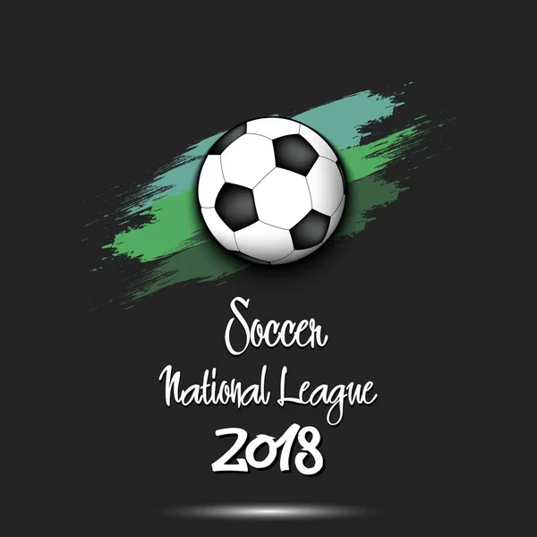 Logo Fußballturnier 2018 — Stockvektor