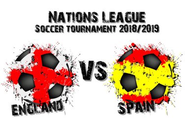 Futbol oyun İngiltere vs İspanya