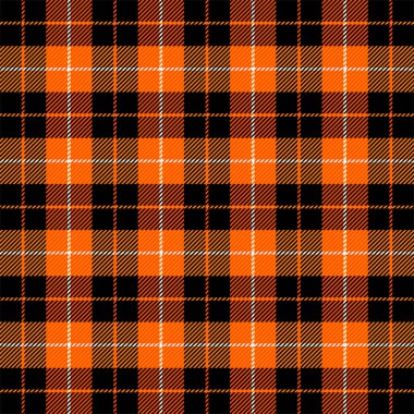 Cadılar Bayramı ekose kumaşı. İskoç kafesi arkaplanı