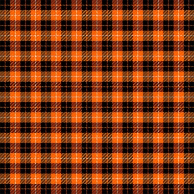 Cadılar Bayramı ekose kumaşı. İskoç kafesi arkaplanı