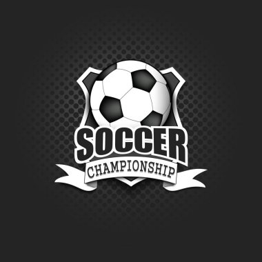 Futbol logo tasarım şablonu