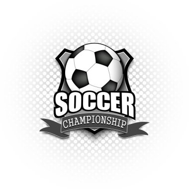 Futbol logo tasarım şablonu