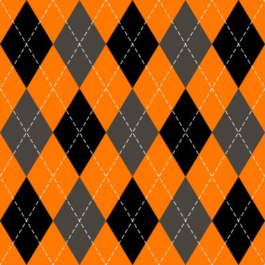 Cadılar Bayramı argyle ekose. İskoç kafesi arkaplanı
