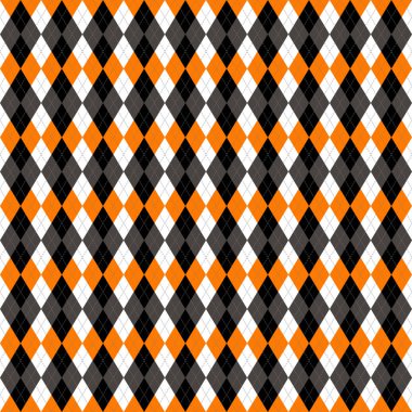 Cadılar Bayramı argyle ekose. İskoç kafesi arkaplanı