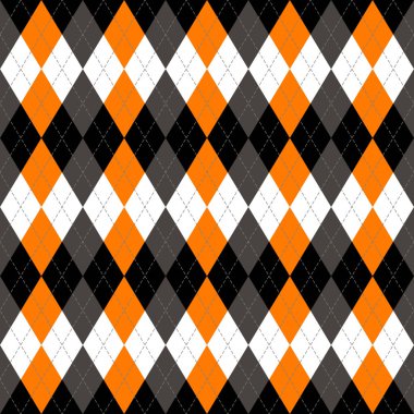 Cadılar Bayramı argyle ekose. İskoç kafesi arkaplanı