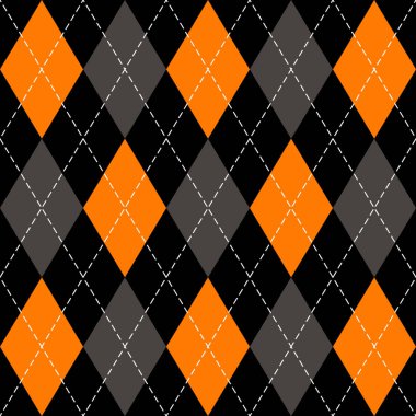 Cadılar Bayramı argyle ekose. İskoç kafesi arkaplanı
