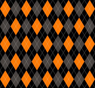 Cadılar Bayramı argyle ekose. İskoç kafesi arkaplanı