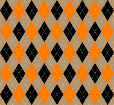 Cadılar Bayramı argyle ekose. İskoç kafesi arkaplanı