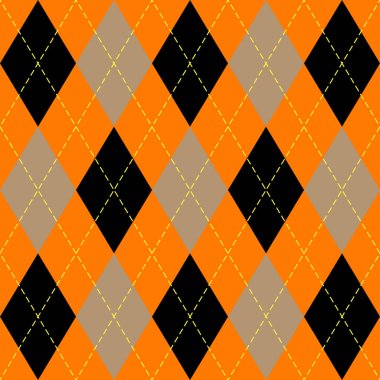 Cadılar Bayramı argyle ekose. İskoç kafesi arkaplanı