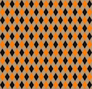 Cadılar Bayramı argyle ekose. İskoç kafesi arkaplanı