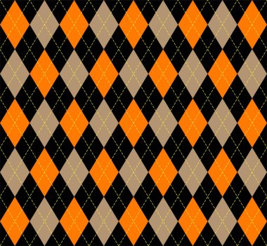 Cadılar Bayramı argyle ekose. İskoç kafesi arkaplanı