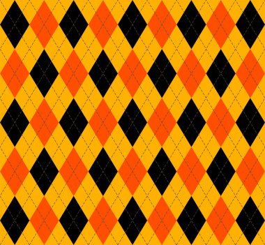 Cadılar Bayramı argyle ekose. İskoç kafesi arkaplanı