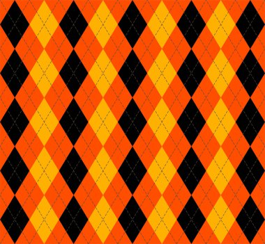 Cadılar Bayramı argyle ekose. İskoç kafesi arkaplanı