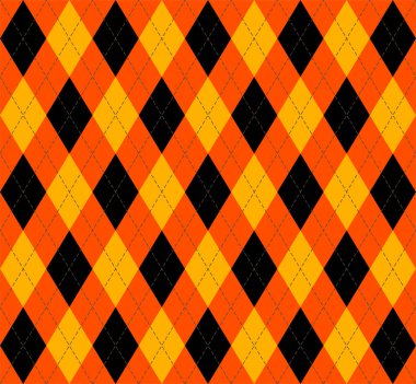 Cadılar Bayramı argyle ekose. İskoç kafesi arkaplanı