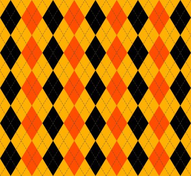 Cadılar Bayramı argyle ekose. İskoç kafesi arkaplanı
