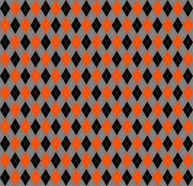 Cadılar Bayramı argyle ekose. İskoç kafesi arkaplanı