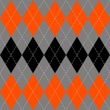 Cadılar Bayramı argyle ekose. İskoç kafesi arkaplanı