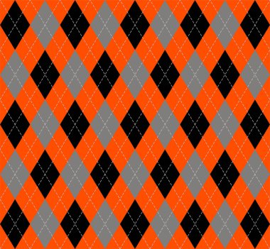 Cadılar Bayramı argyle ekose. İskoç kafesi arkaplanı