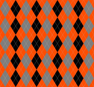 Cadılar Bayramı argyle ekose. İskoç kafesi arkaplanı