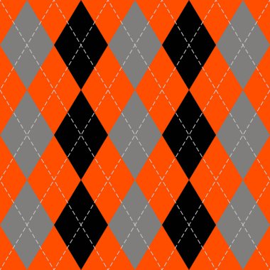 Cadılar Bayramı argyle ekose. İskoç kafesi arkaplanı