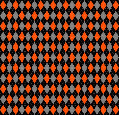 Cadılar Bayramı argyle ekose. İskoç kafesi arkaplanı