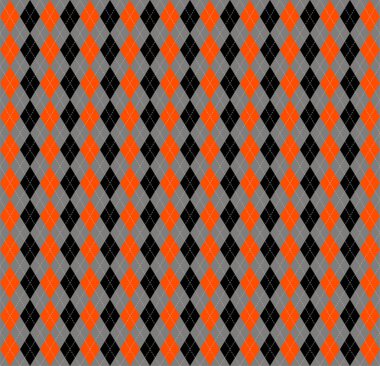 Cadılar Bayramı argyle ekose. İskoç kafesi arkaplanı