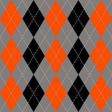 Cadılar Bayramı argyle ekose. İskoç kafesi arkaplanı