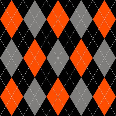 Cadılar Bayramı argyle ekose. İskoç kafesi arkaplanı