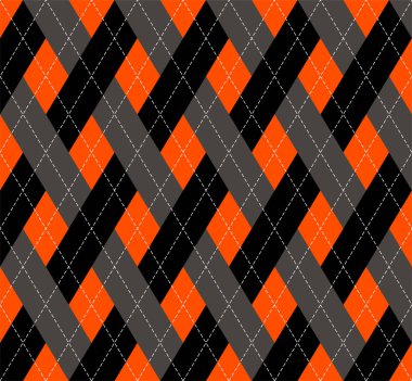 Cadılar Bayramı argyle ekose. İskoç kafesi arkaplanı