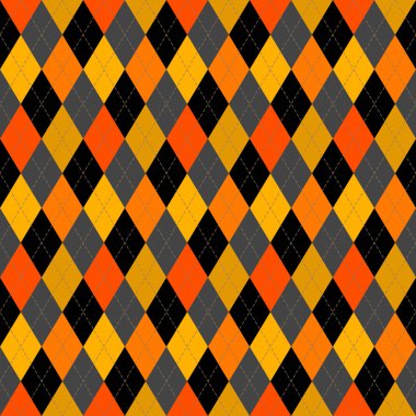 Cadılar Bayramı argyle ekose. İskoç kafesi arkaplanı