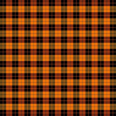 Cadılar Bayramı Tartan ekose. Desen İskoç kafes