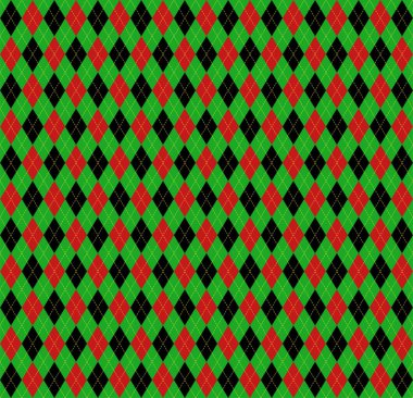 Yılbaşı yeni yıl Argyle. Desen İskoç kafes