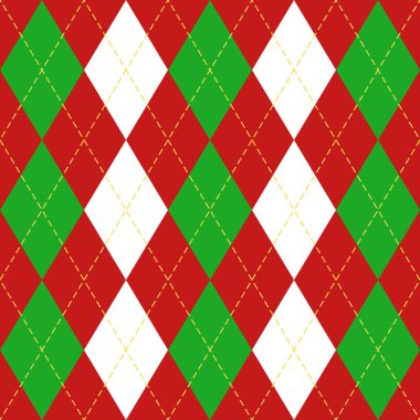 Yılbaşı yeni yıl Argyle. Desen İskoç kafes