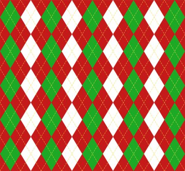 Yılbaşı yeni yıl Argyle. Desen İskoç kafes