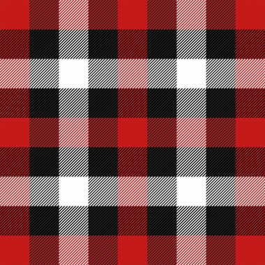Yılbaşı Tartan. Kalıp İskoç kafesi