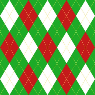 Yılbaşı yeni yıl Argyle. Desen İskoç kafes