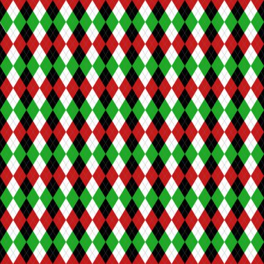 Yılbaşı yeni yıl Argyle. Desen İskoç kafes