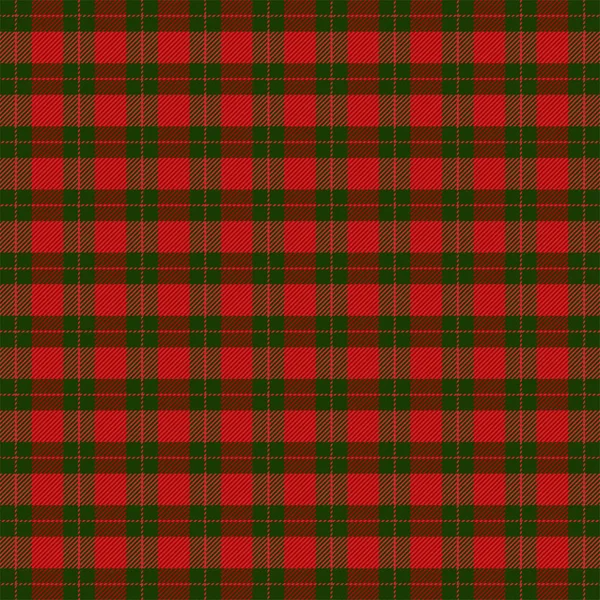 Weihnachten Neujahr Tartan. Muster Schottischer Käfig — Stockvektor