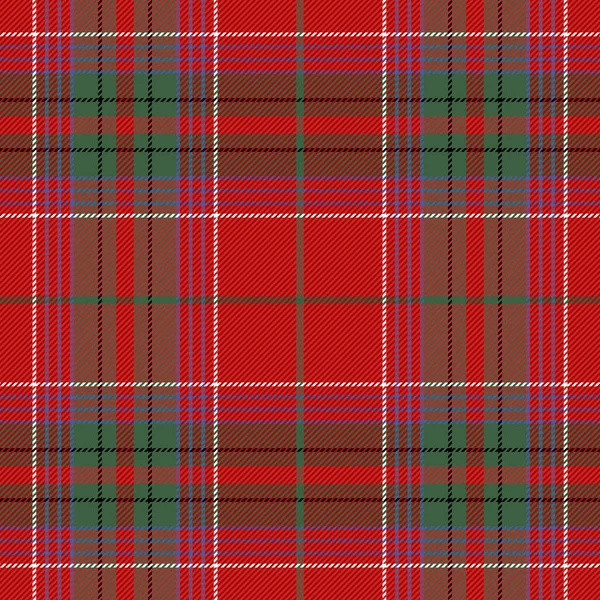 Natal ano novo Tartan. Padrão Gaiola escocesa —  Vetores de Stock