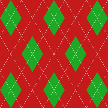 Yılbaşı yeni yıl Argyle. Desen İskoç kafes